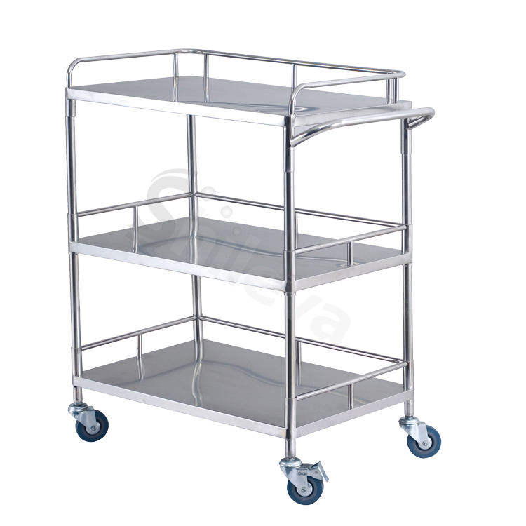 SLV-C4002 Three-tier Medical Equipment Cart