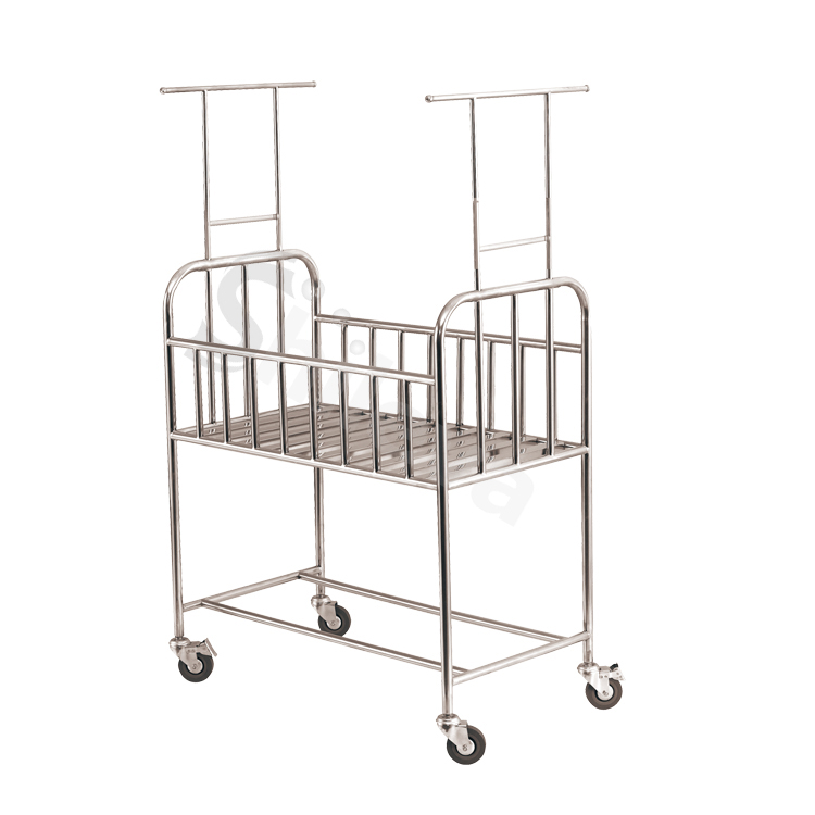 SLV-B4202s Stainless Steel Baby Bed