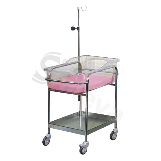 SLV-B4201s Stainless Steel Baby Bed