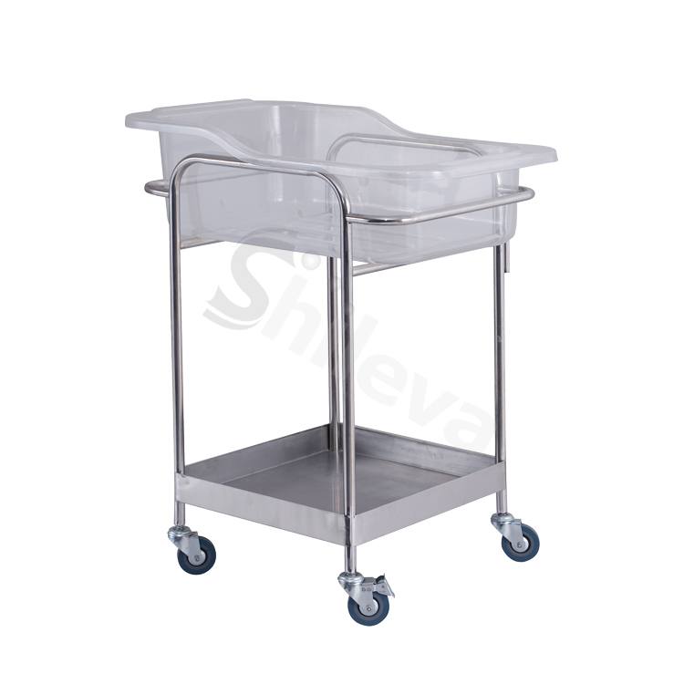 SLV-B4201s Stainless Steel Baby Bed