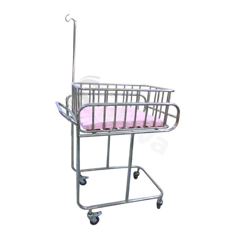 SLV-B4205s Stainless Steel Baby Bed